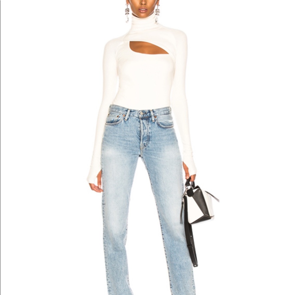 Alix Carder Bodysuit in White